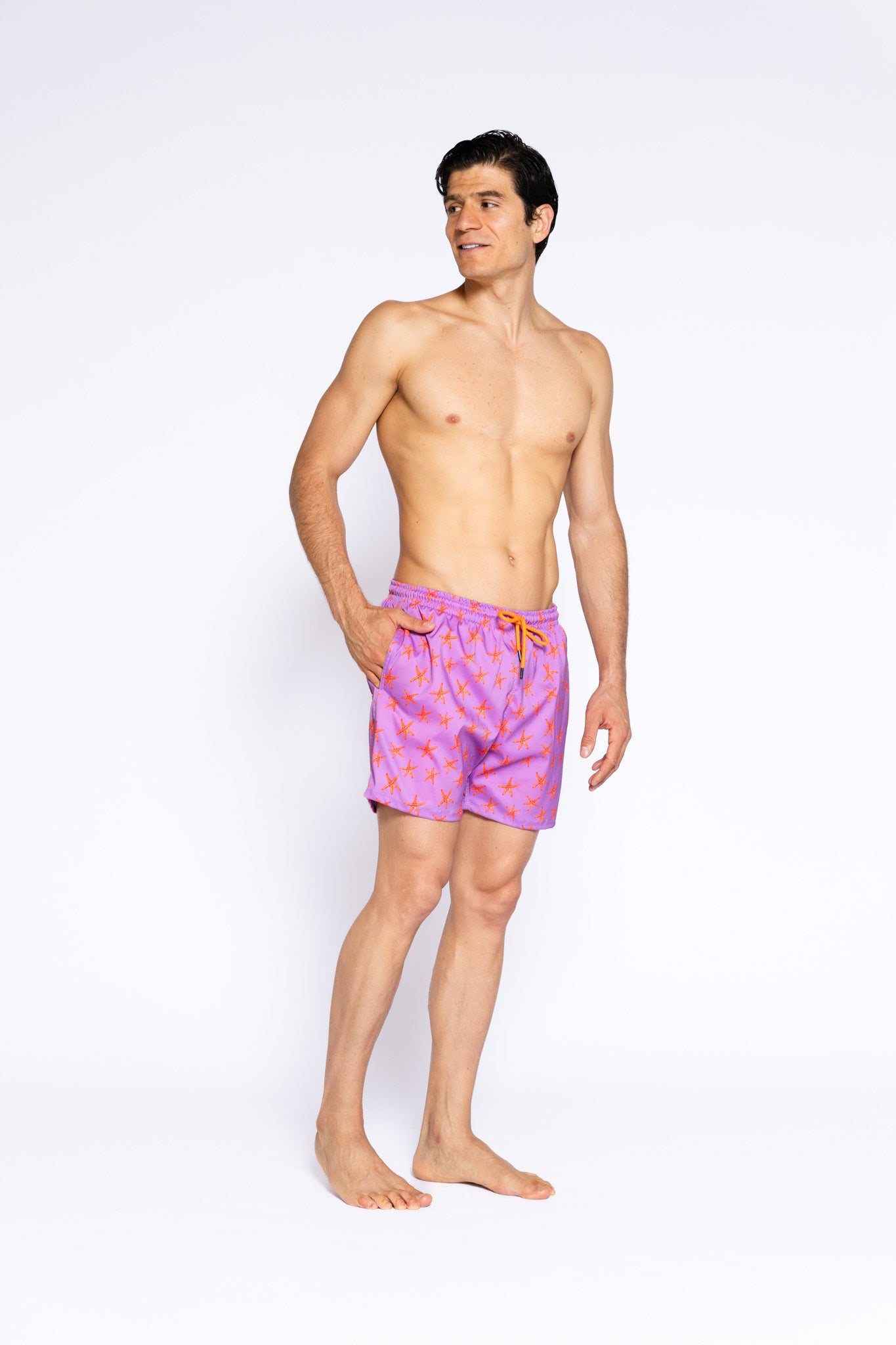 Pantaloneta "Lilac Starfish"